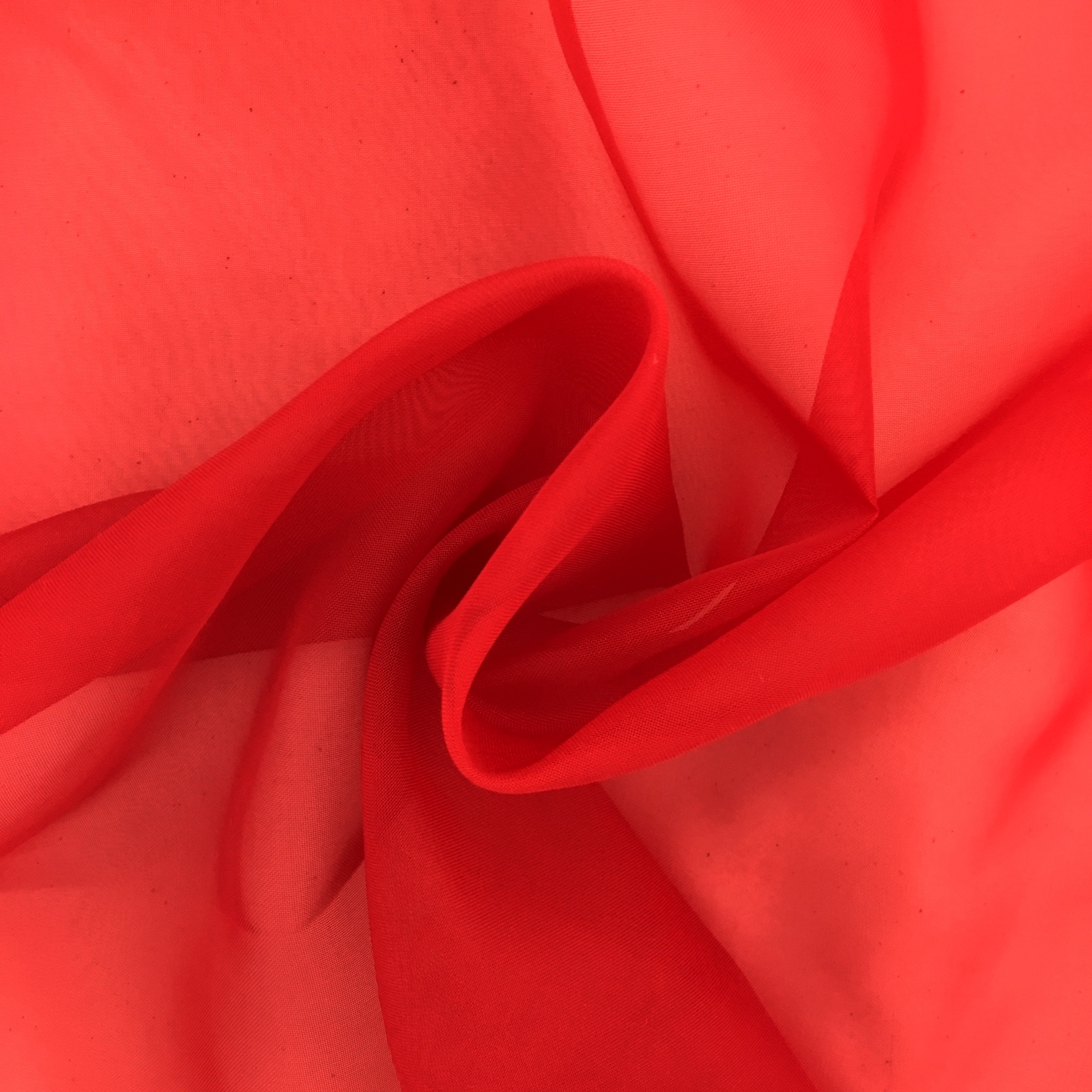 Plain Voile FLAME RETARDANT Red